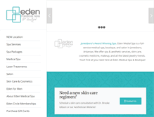 Tablet Screenshot of edenjonesboro.com
